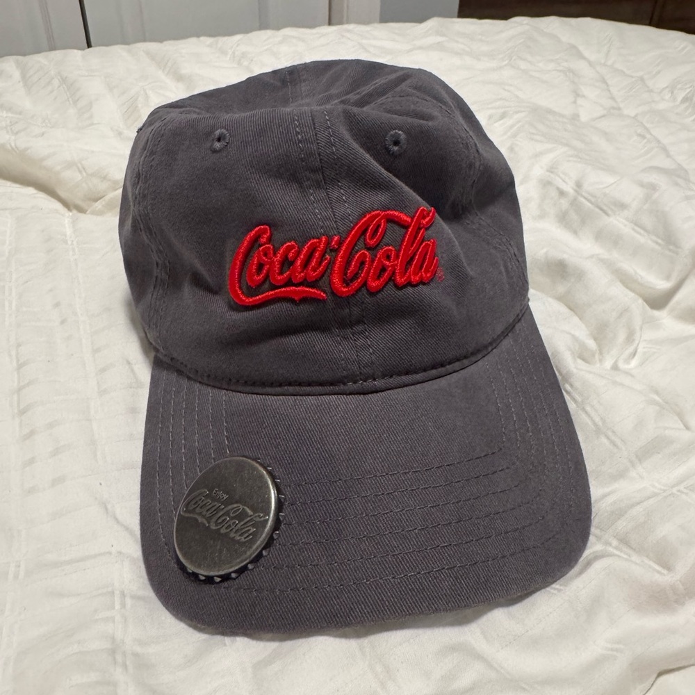 Coca Cola Baseball Cap (with bottle opener) NEVER WORN